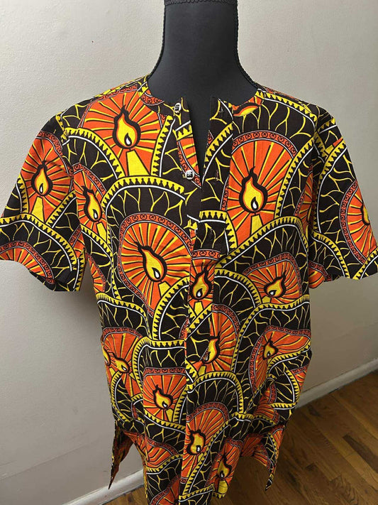 African Print Top