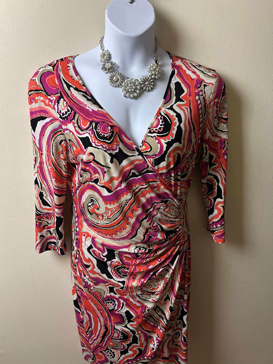 Red Swirl Dress